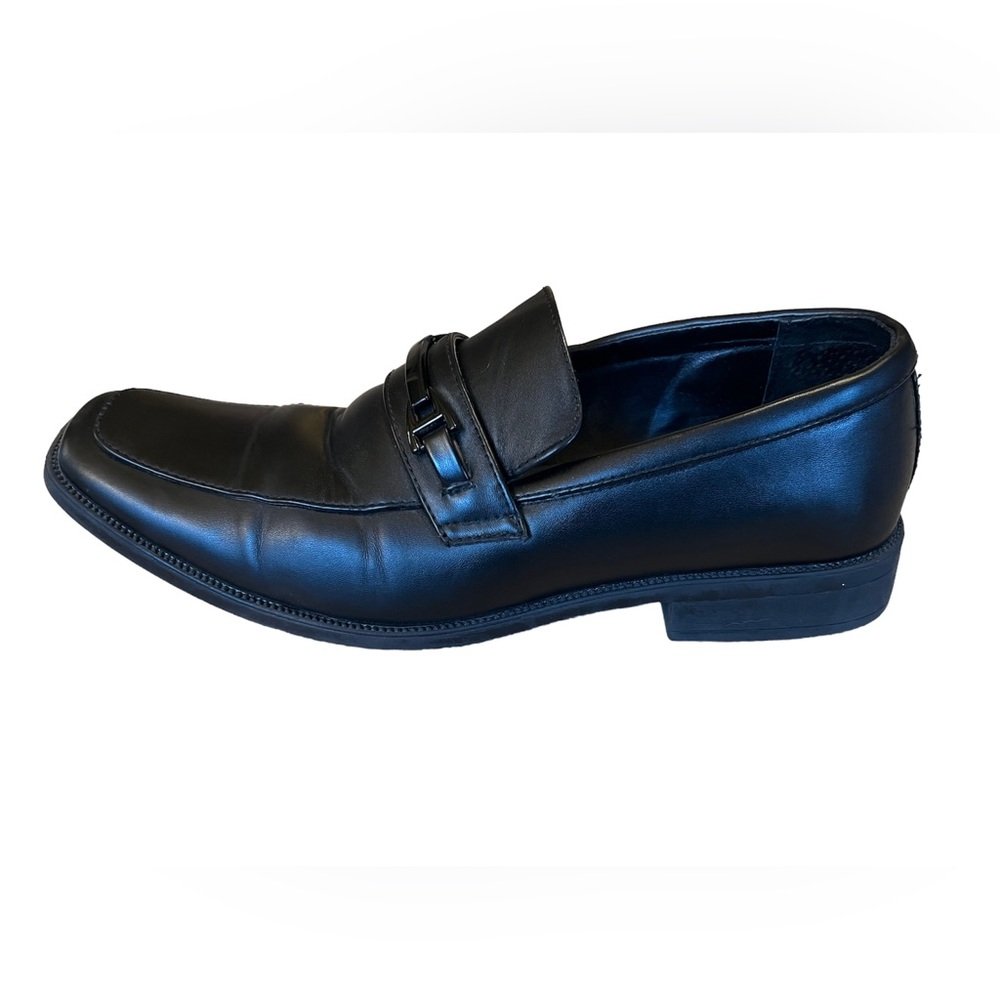 Perry Ellis Men’s Stewart Portfolio Slip on Black Dress Shoes